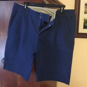 Navy cotton shorts