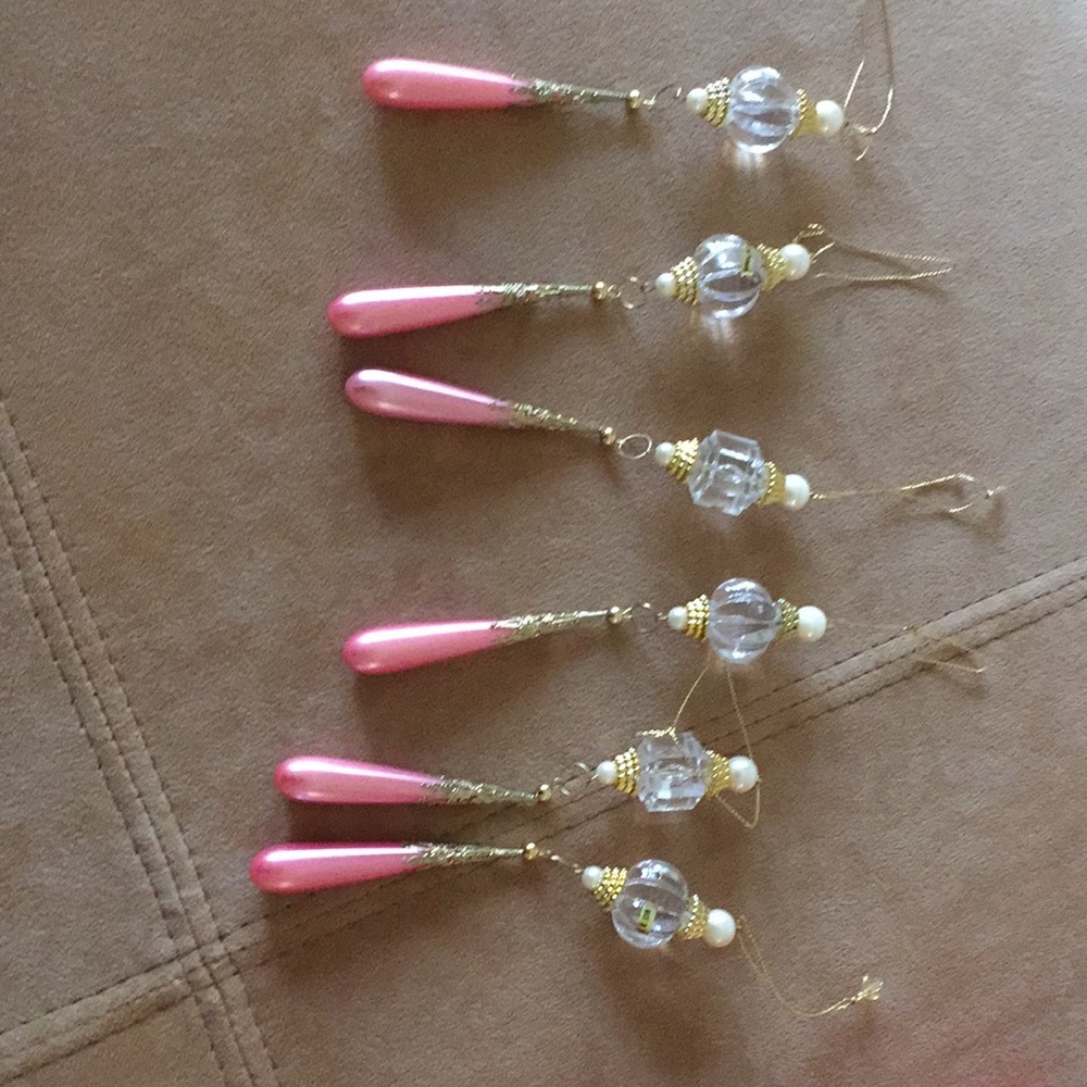 Pink & pearl  Disney World  ornaments