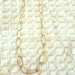 J. Crew Gold link necklace
