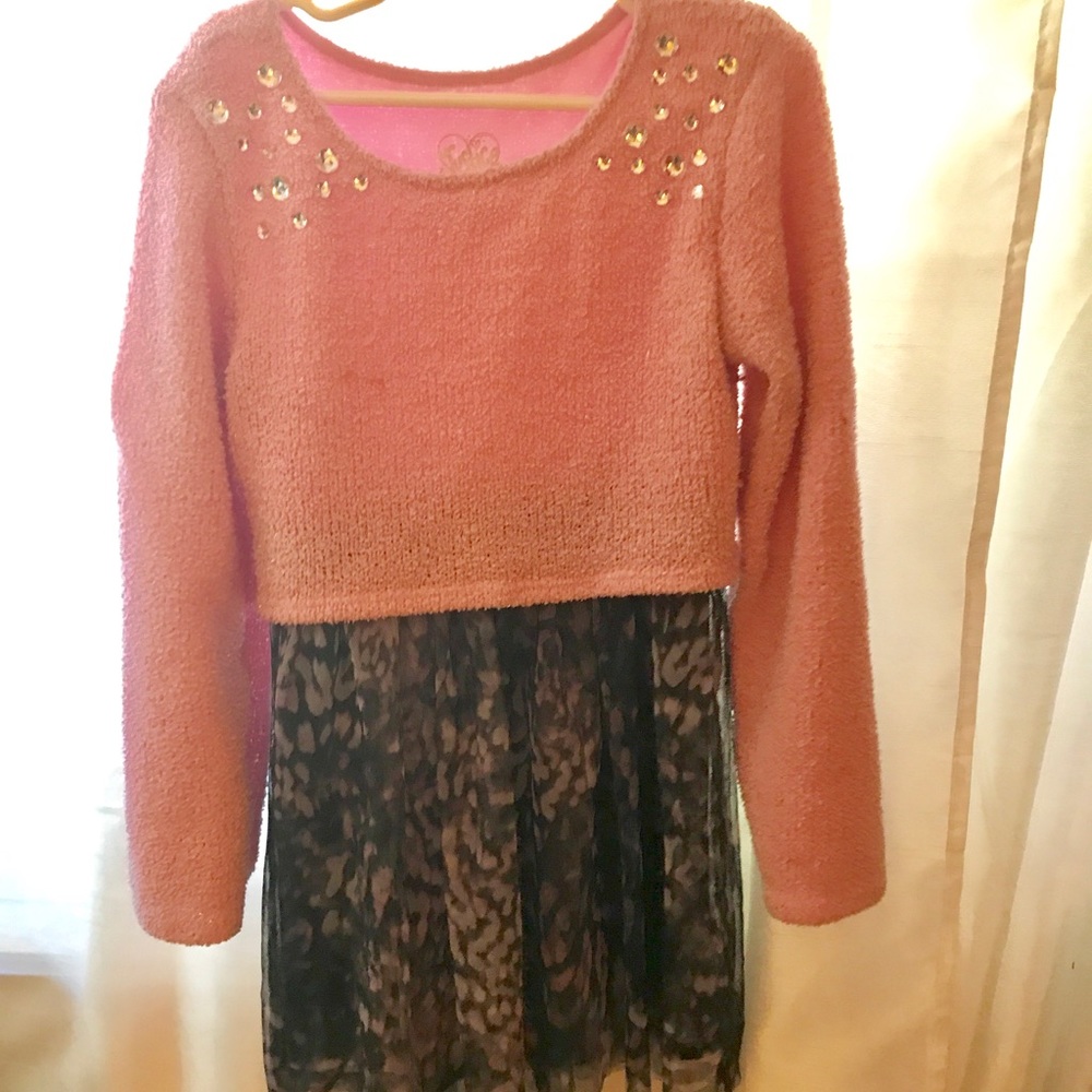 Justice pink dress