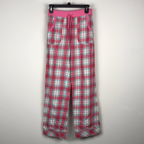 victorias secret intimates sleepwear victorias secret pink plaid christmas pants