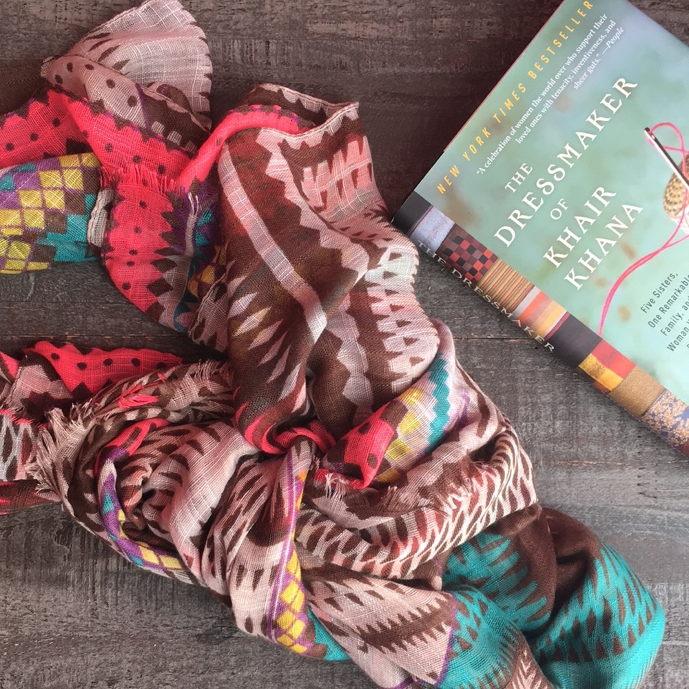 Linen shawl / scarf