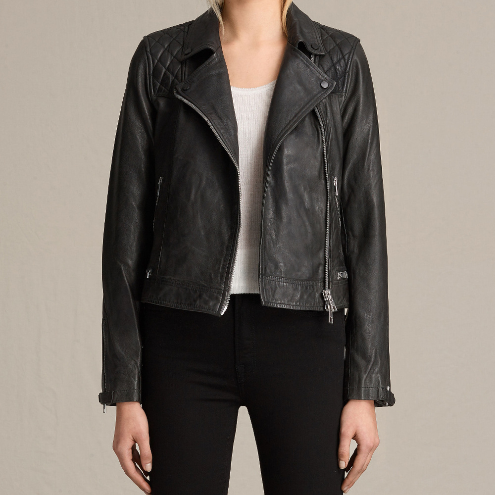Allsaints Conroy Leather Biker Jacket