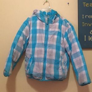 Gently used North Face reversible jacket