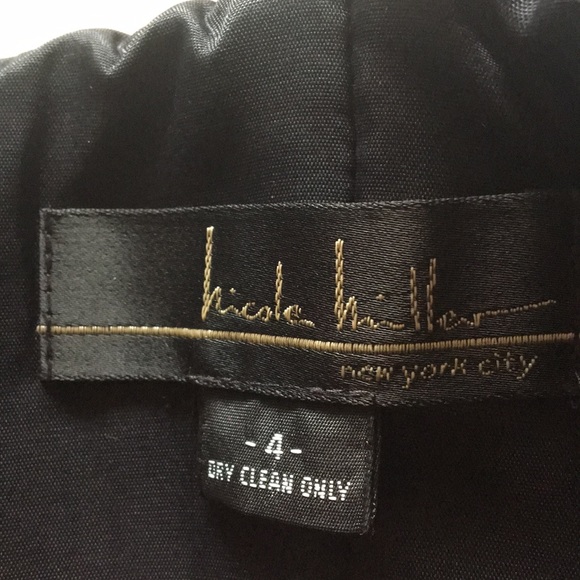 Vintage Nicole miller strapless black dress. NWT - Picture 4 of 5