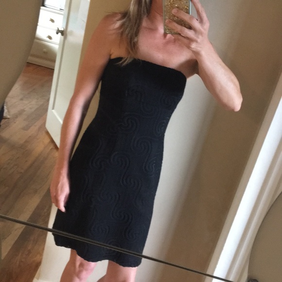 Vintage Nicole miller strapless black dress. NWT - Picture 5 of 5