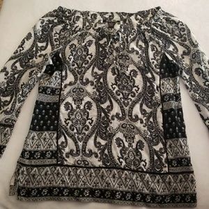 Lucky Brand Boho long sleeve blouse