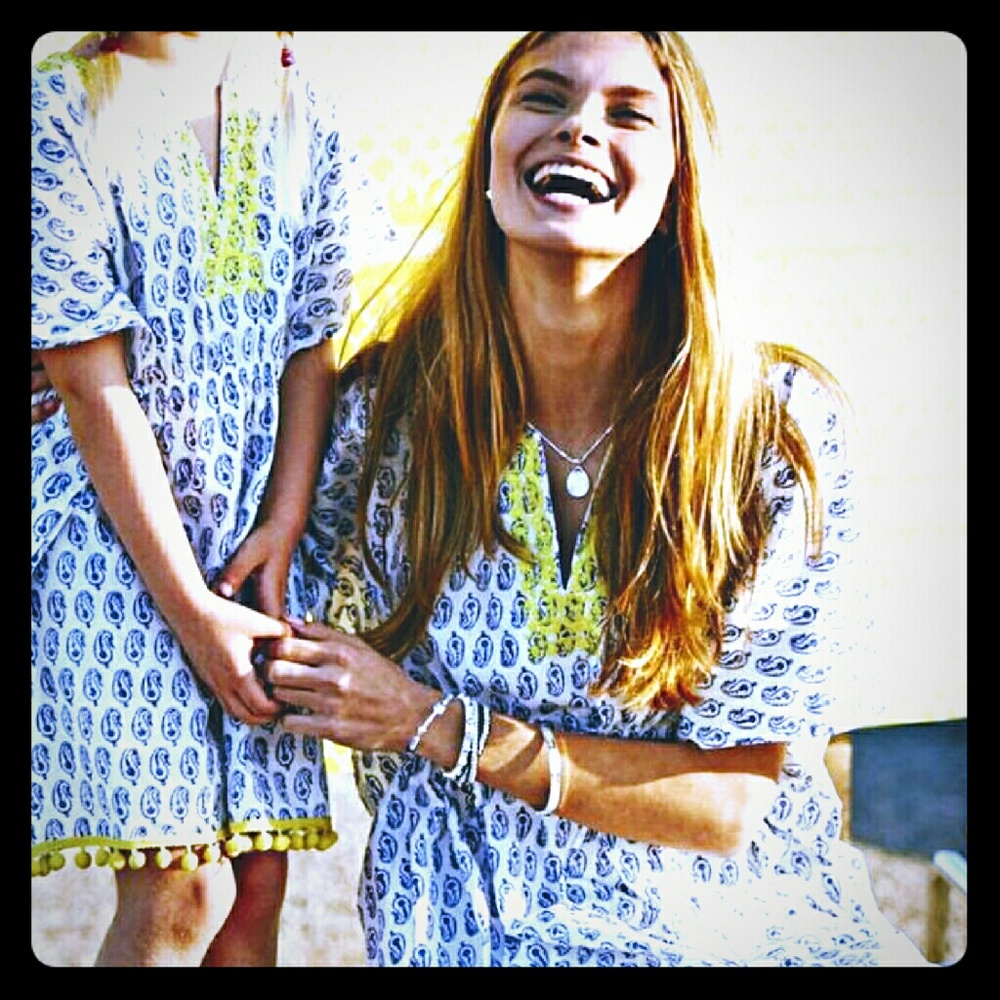 Stella and Dot Capri tunic swim cover up