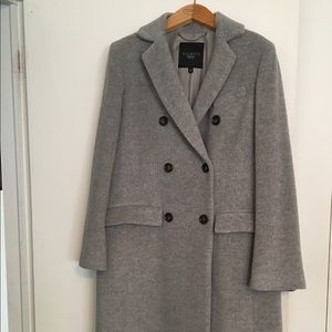 New Talbots gray and cashmere dress coat.
