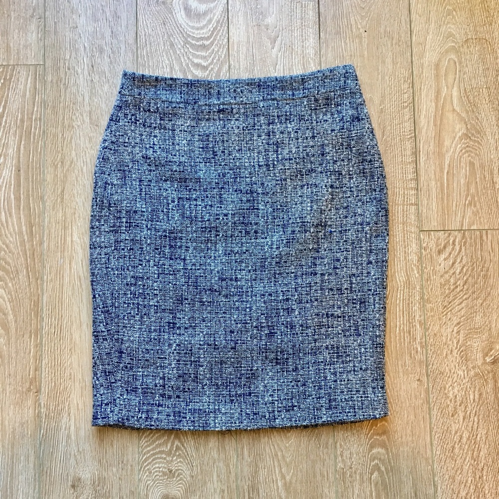 Banana republic tweed pencil skirt