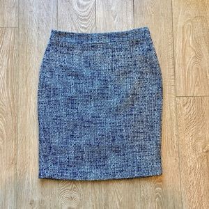 Banana republic tweed pencil skirt