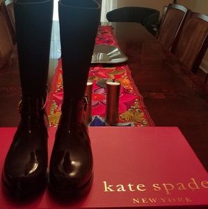 Kate spade black boots