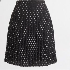 Pleated flare polka dot mini skirt 12