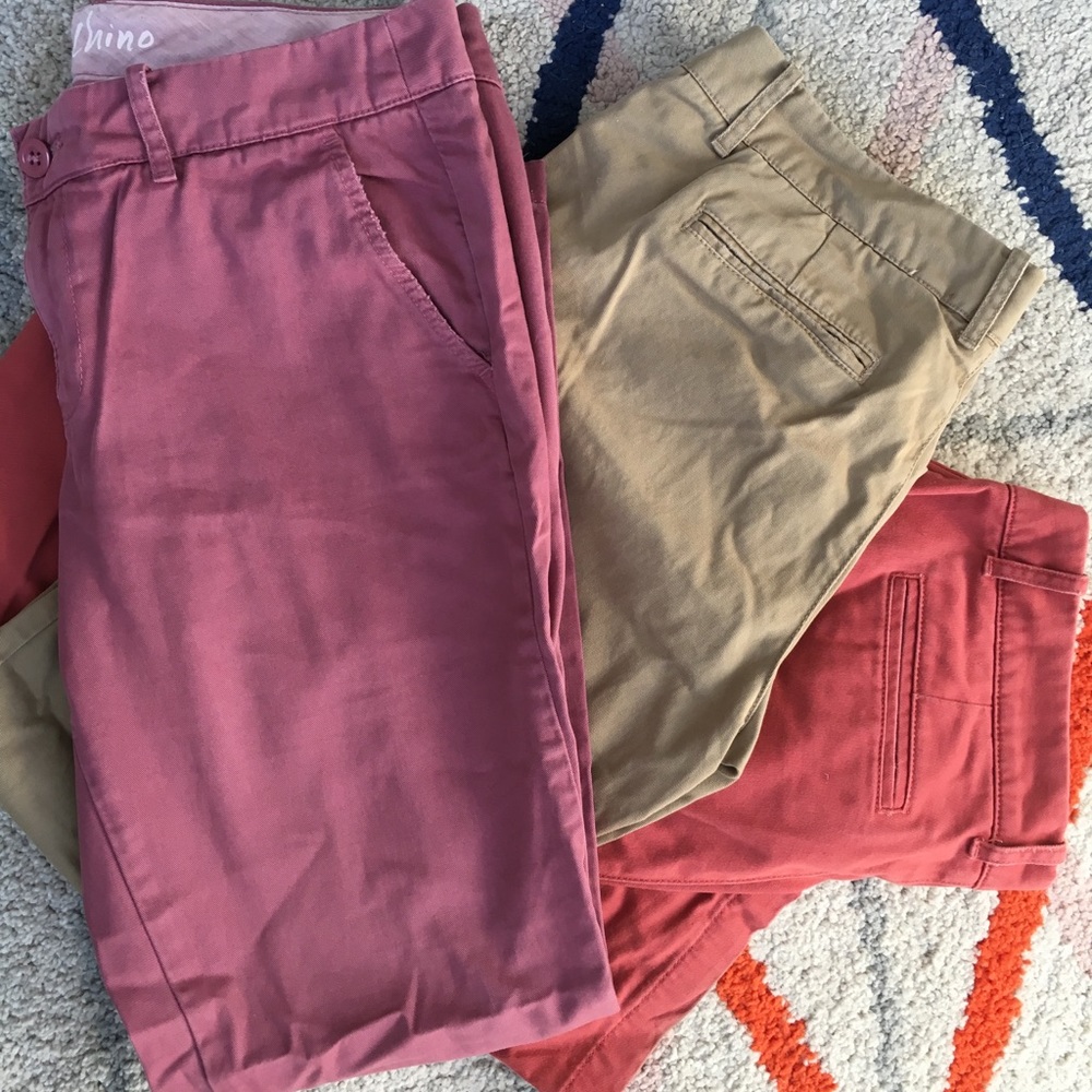 Lot of 3- J. Crew Waverly Chinos