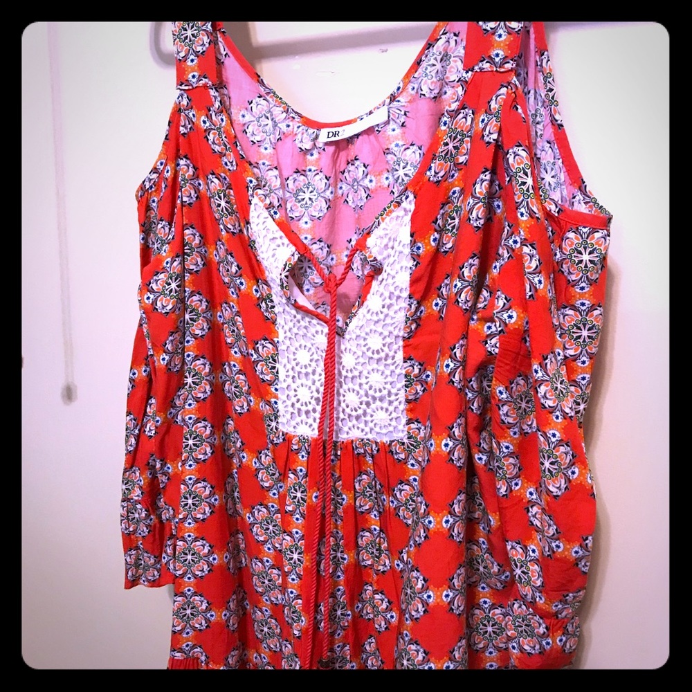 Printed blouse DR2 Large