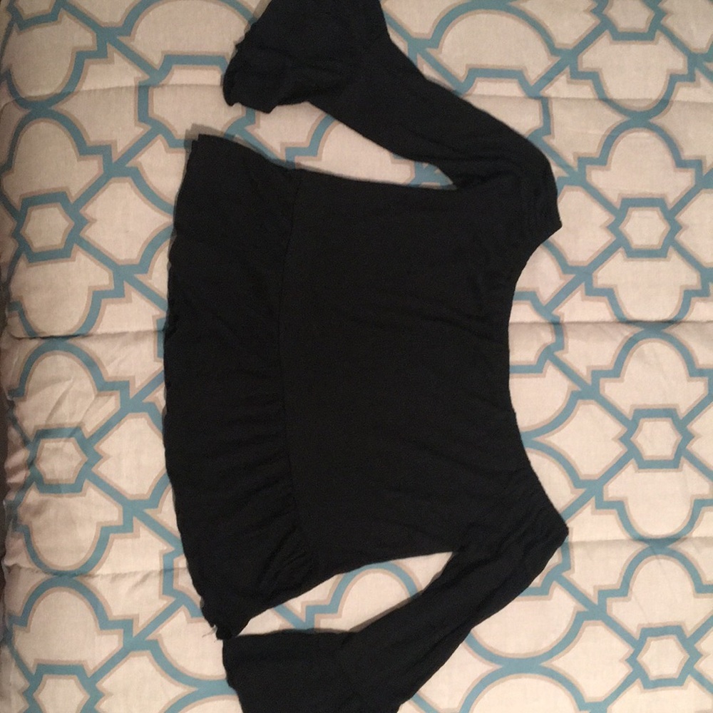 Off the shoulder ruffle top