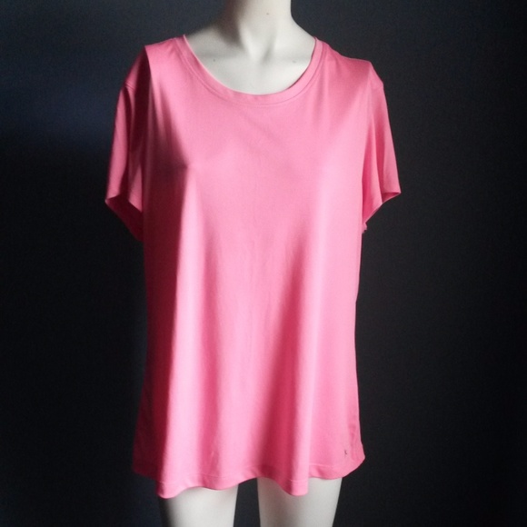 Danskin Tops - 🆑 Danskin NOW Pink Athletic Shirt-NWOT