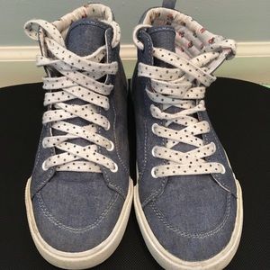 Denim Floral Hightops