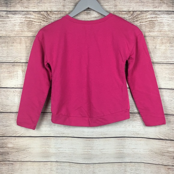 EUC Total girl hot pink sweat shirt Sz M 10-12 - Picture 2 of 4