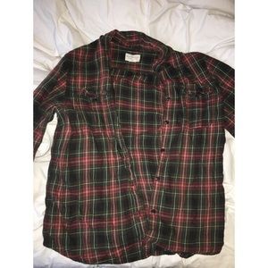 Red and Green Plaid Ralph Lauren Flannel