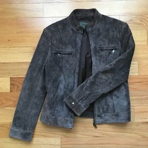 Edgy Oversized Vintage Leather Jacket