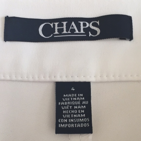 NWT Chaps sailor white shorts - Picture 7 of 8