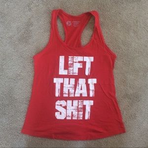 Livesore brand “Lift that shit” tank Women’s Large