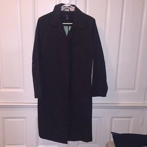 Women's Black Rain Coat