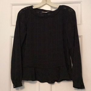 Loft XXSP Black long sleeve top