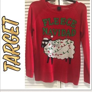 Target Fleece Navidad sweater