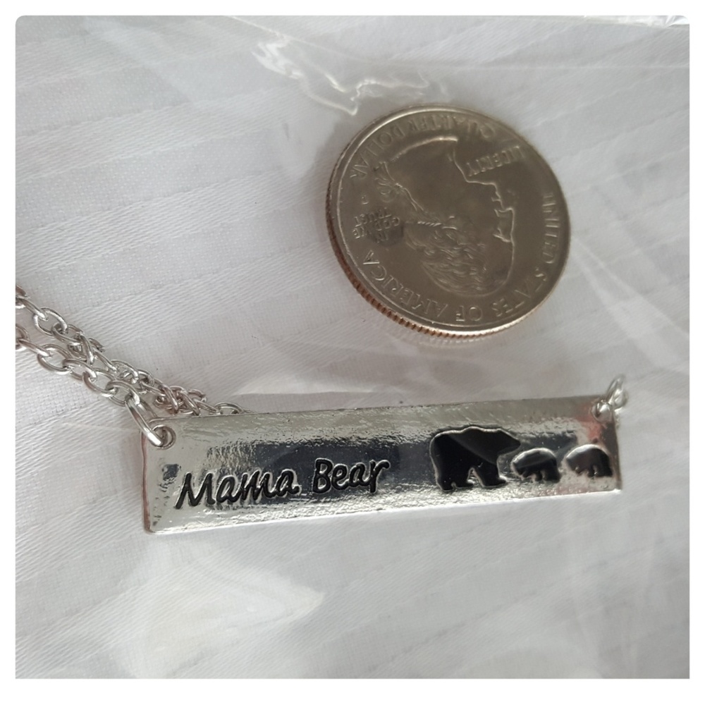 🌻3 FOR $18🌻5⭐ (LAST 1) Mama Bear + 2 Necklace - Picture 2 of 4