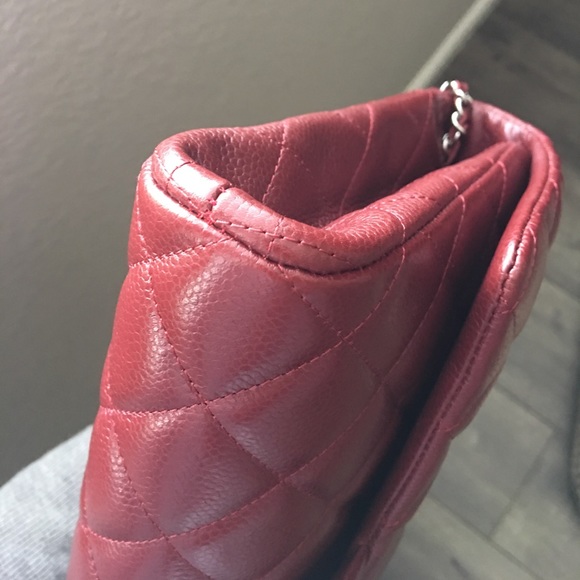 Chanel 12c caviar envelope clutch on chain - Picture 4 of 8