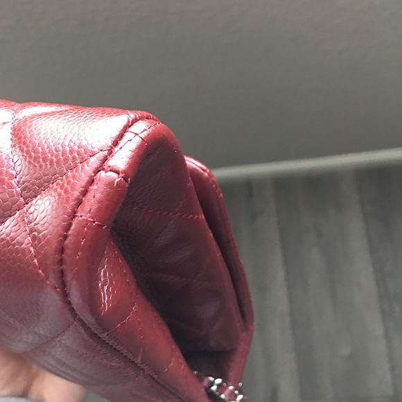 Chanel 12c caviar envelope clutch on chain - Picture 3 of 8