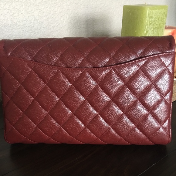 Chanel 12c caviar envelope clutch on chain - Picture 8 of 8