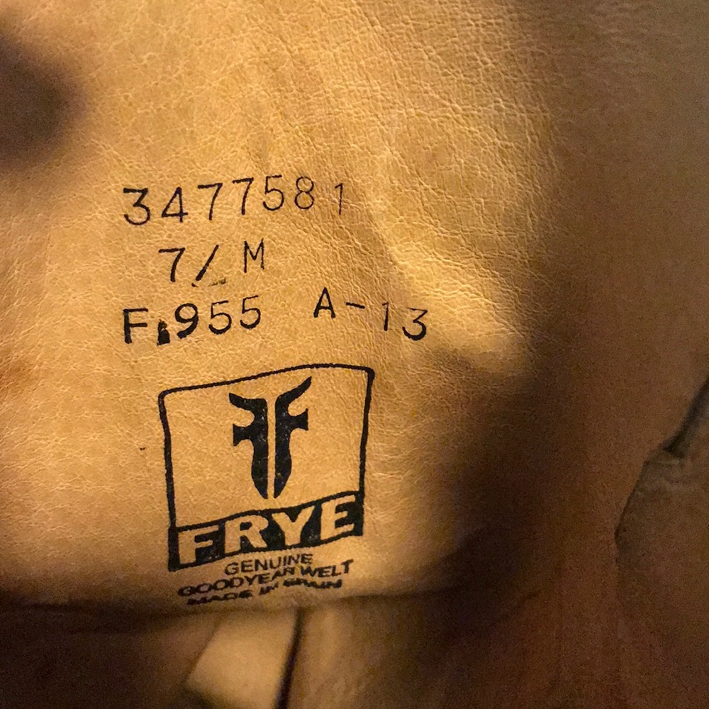 Frye Dorado Leather buckle riding boot size 7 - Picture 3 of 8