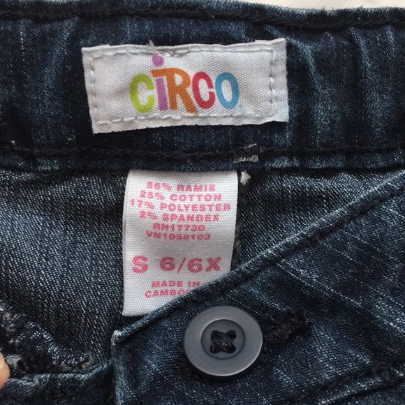 Circo denim shorts, Girl S (6/6X) - Picture 3 of 5