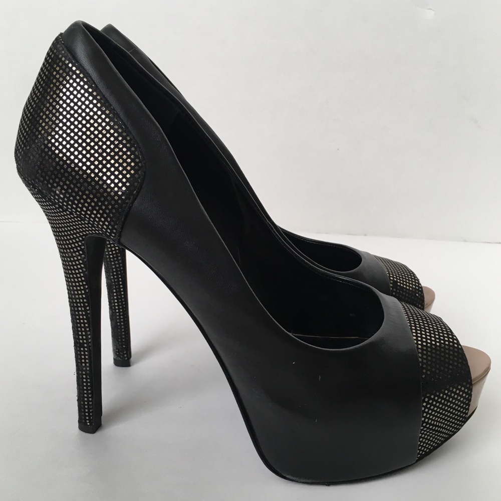 Jessica Simpson Pleasance Peep Toe Platform Heels