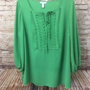 💥4/$20💥Charter Club Women’s Tunic Front Tie 1X