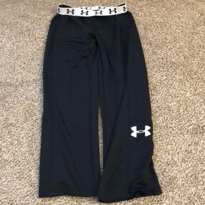 Black under armour sweatpants