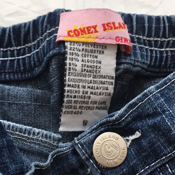Coney Island Girl denim pants, Girl 5 - Picture 2 of 4