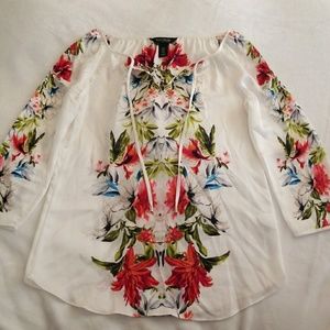 White House Black Market 3/4 Blouse