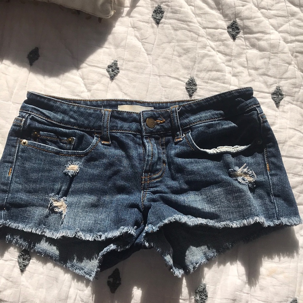 Casual ripped jean shorts! Only worn a few times.