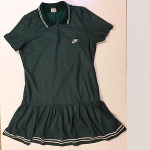 Vintage Nike Green Mesh Jersey Dress RARE!