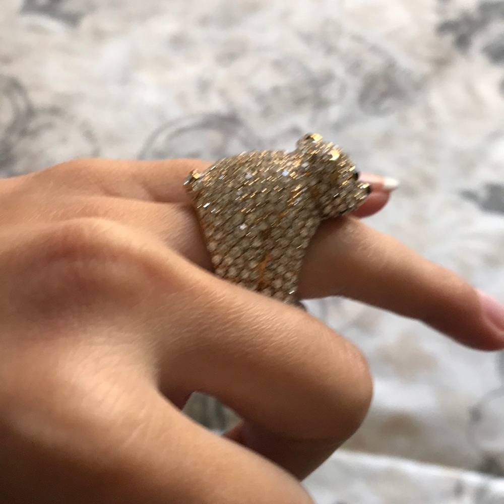 Kate Spade polar bear ring.