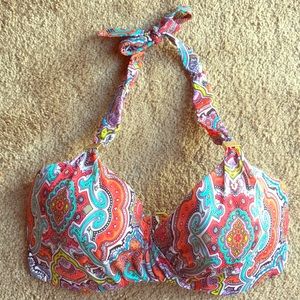 Victoria's Secret Boho Babe Bikini Top Push Up Bra