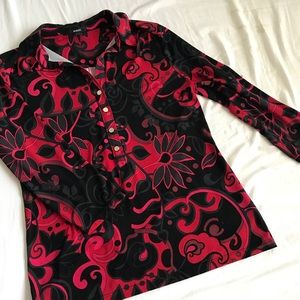 Alfani Red Blouse