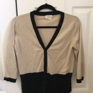Kate Spade color block silk blend sweater