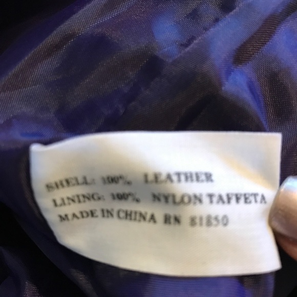 Purple suede skirt - Picture 6 of 6
