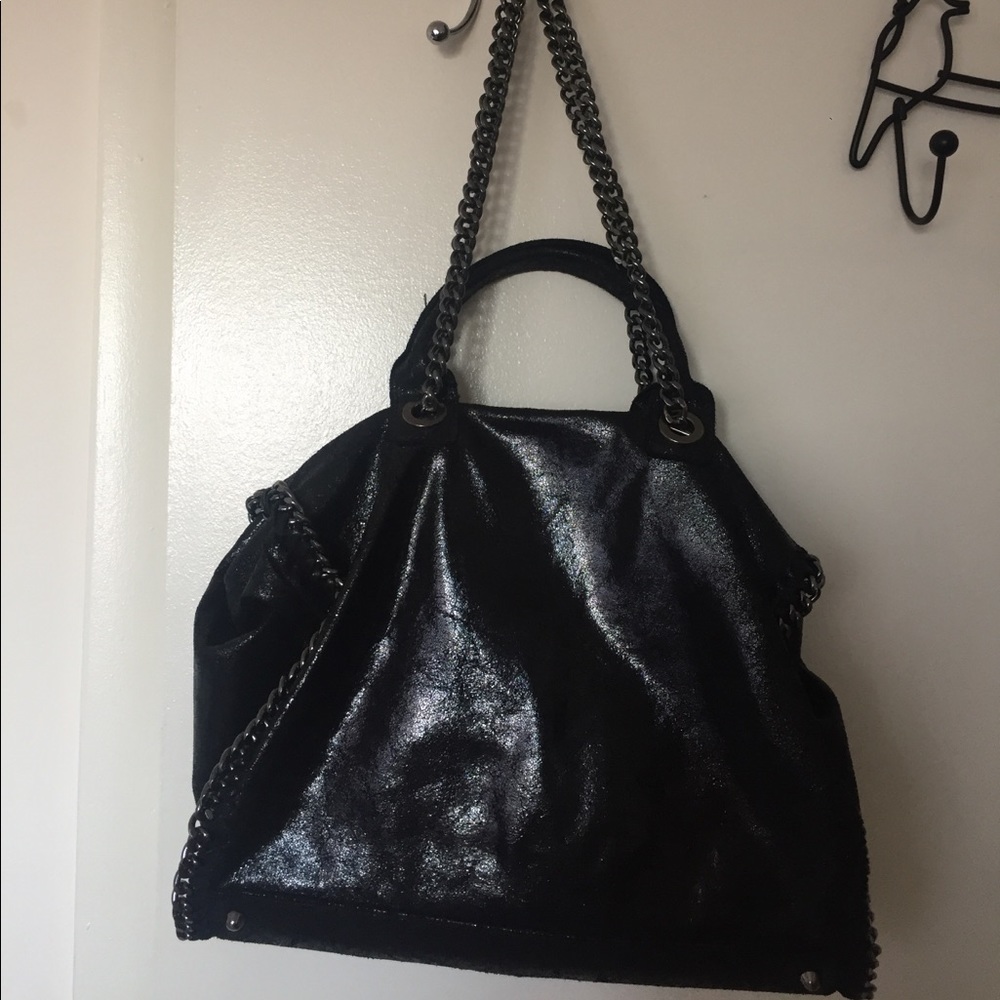 Italian Leather Chain Bag