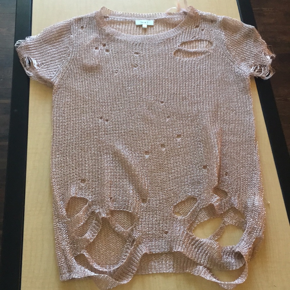 Distressed Golden Shirt